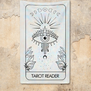 Banderoles Holographie du Tarot céleste oculaire mystique
