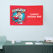 Home Run Boy Baseball Anniversaire Bash