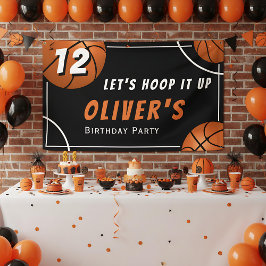 Banderoles Hoop it up Basketball Sports Anniversaire de enfan