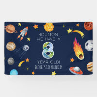 Houston, nous avons une fête d'anniversaire de 8 a