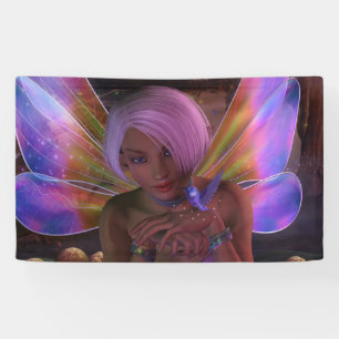 Banderoles Hummingbird Guardian Fairy Imaginaire Art