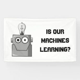 Banderoles Humour de la technologie d'apprentissage automatiq