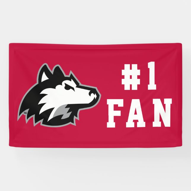 Banderoles Huskies du nord de l'Illinois (Horizontal)