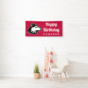 Banderoles Huskies du nord de l'Illinois Anniversaire