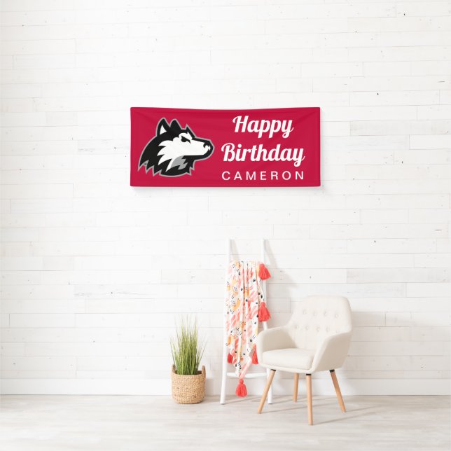 Banderoles Huskies du nord de l'Illinois| Anniversaire (En situation)