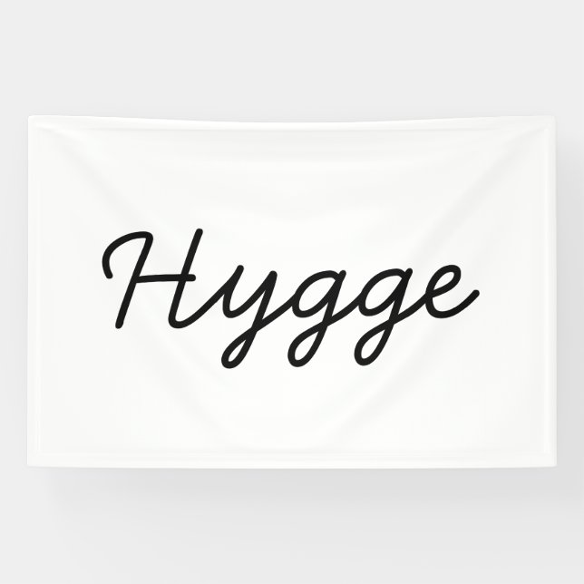 Banderoles Hygge Black Elegant (Horizontal)