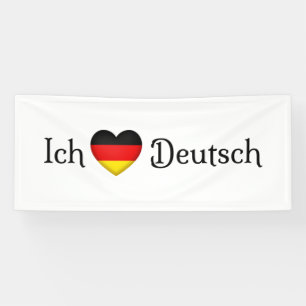 Banderoles "I Heart German" Favori Language School Sujet