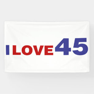 Banderoles I Love 45