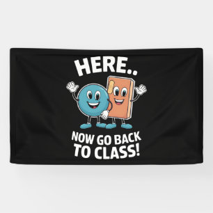 Banderoles Ici Maintenant Retournez En Classe Infirmière Scol