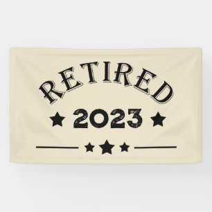 Banderoles Idée cadeau de retraite personnalisée