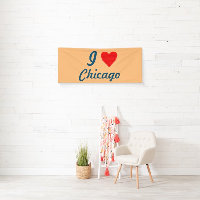 Banderoles IHEART Chicago (En situation)