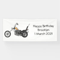 Illustration de Chopper Motorcycle 1950