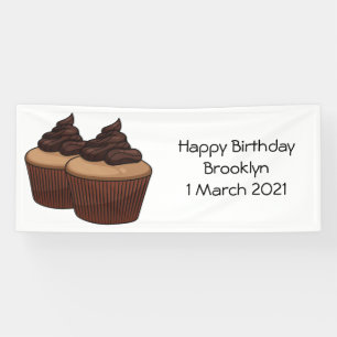 Banderoles Illustration de Cupcake