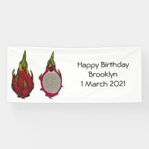 Banderoles Illustration de dragon fruit