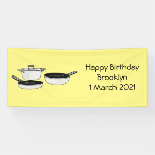 Banderoles Illustration des jeux de cuisine