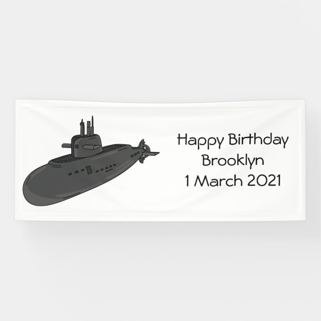 Banderoles Illustration sous-marine (Horizontal)