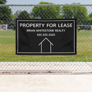 Banderoles Immobilier de vente de propriété pour location de 