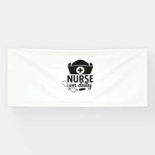 Banderoles Infirmière-cadeau en service