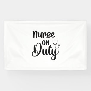 Banderoles Infirmière-cadeau en service