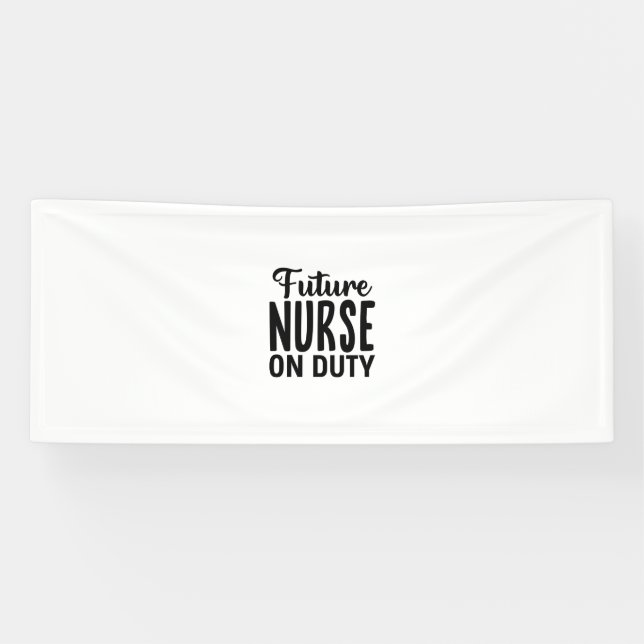 Banderoles Infirmière Cadeau Infirmière en service (Horizontal)