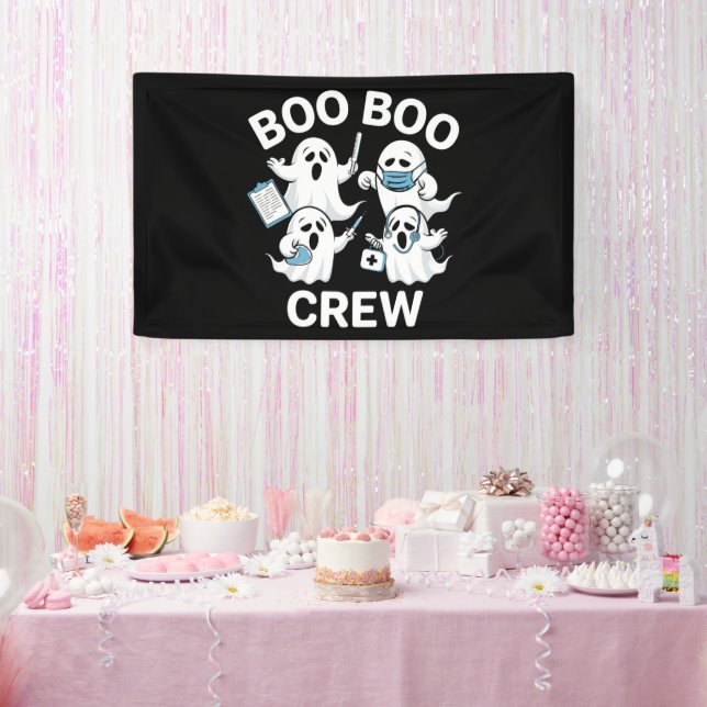 Banderoles Infirmière d'Halloween Cadeau Boo Boo Infirmière d (Fête)