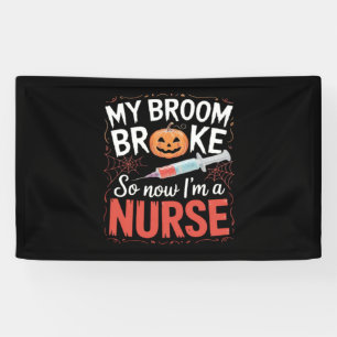 Banderoles Infirmière Funny Halloween Infirmière essentielle 