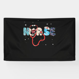 Banderoles Infirmière Stethoscope Arbre de Noël Décor