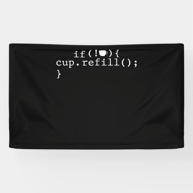 Banderoles Ingénieur logiciel de codage intelligent de rempli (Horizontal)
