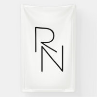 Initiales superposées de style moderne