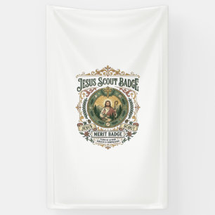 Banderoles Insigne de Scout Jésus Badge de Mérite Insigne de
