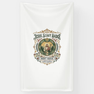 Banderoles Insigne de Scout Jésus Badge de Mérite Insigne de