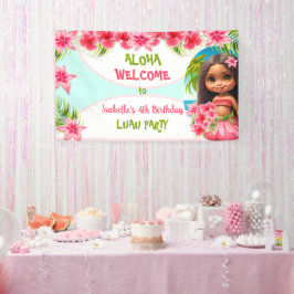 Banderoles Invitation d'anniversaire de Luau Fête de plage tr