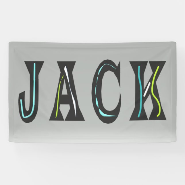 Banderoles Jack l'homme est de retour (Horizontal)