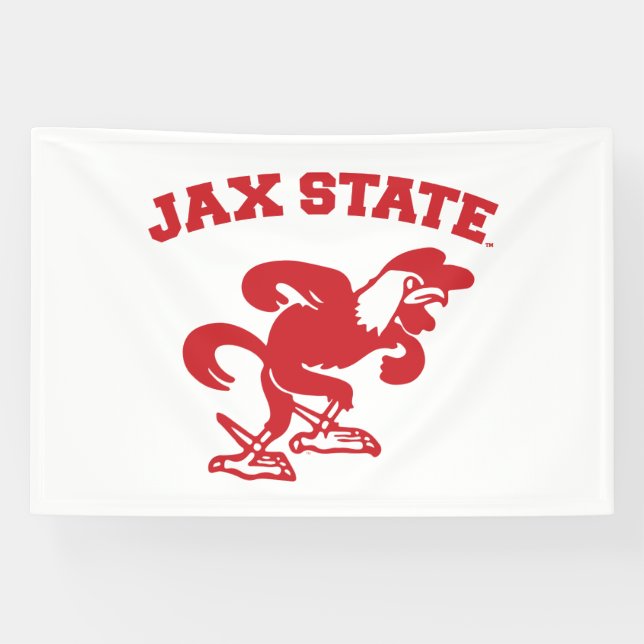 Banderoles Jacksonville State University JAX State Gamecocks (Horizontal)