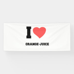 BANDEROLES J'ADORE LE JUS D'ORANGE