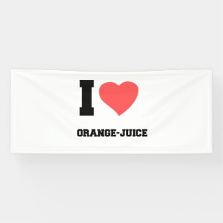 BANDEROLES J'ADORE LE JUS D'ORANGE
