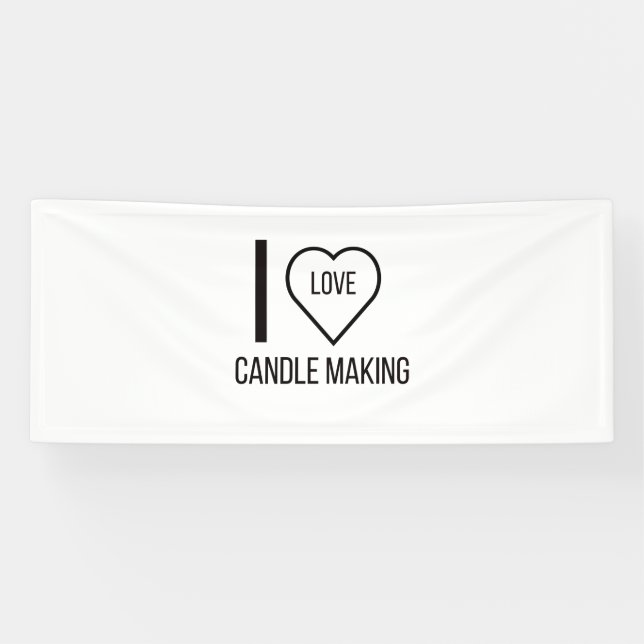 BANDEROLES J'AIME FAIRE DES BOUGIES (Horizontal)