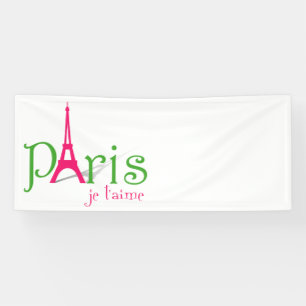 Banderoles J'aime Paris
