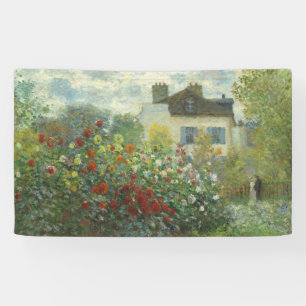 Banderoles Jardin d'artiste de Monet à Argenteuil Peinture