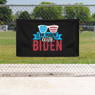 Banderoles Je suis Ridin With Biden