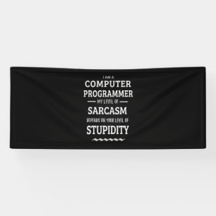Banderoles Je Suis Un Programmeur Informatique