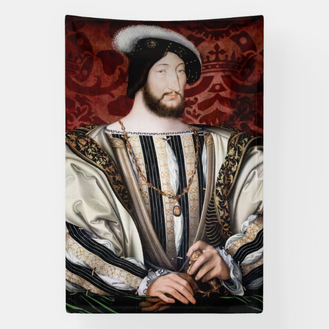 Banderoles Jean Clouet - François Ier, Roi de France (Verticale)