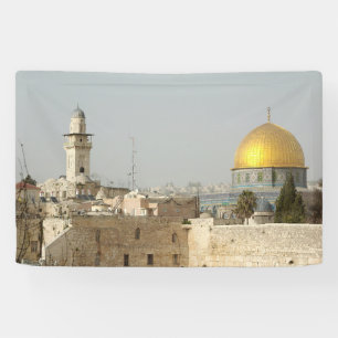 Banderoles Jérusalem Al Aqsa Dôme de Rock Palestine Art