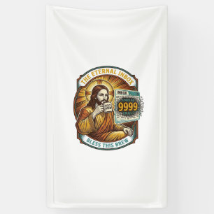 Banderoles Jésus 9999 Emails Non Lus Boîte de Réception Zéro 
