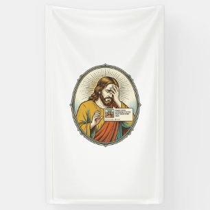 Banderoles Jésus ajouté à l'histoire au lieu d'un message dir