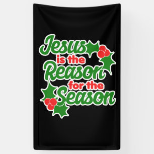 Banderoles Jésus est la raison de la saison