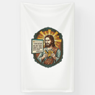 Banderoles Jésus Mauvaise Influence Produit Avis Échec Humour