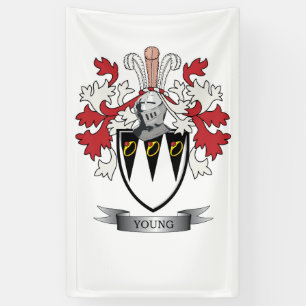 Banderoles Jeune manteau de crête de famille des bras