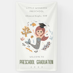 Banderoles Jeunes Mignonnes Sirènes Sous L'Eau Primaire Diplô