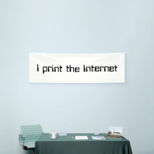 Banderoles J'imprime Internet